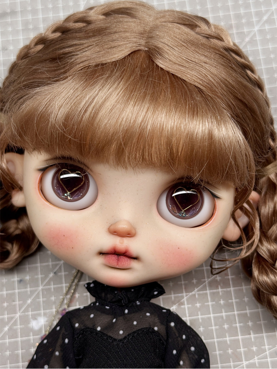 Handmade Blythe Eyechips, Purple Tone, Heart