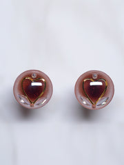 Handmade Blythe Eyechips, Brown Tone, Heart