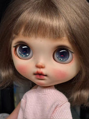 Handmade Blythe Eyechips, Blue Tone, Bead