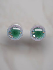 Handmade Blythe Eyechips, Green Tone, Crystal