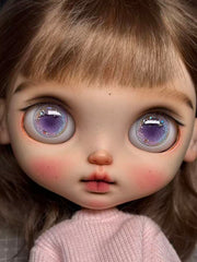 Handmade Blythe Eyechips, Purple Tone, Crystal