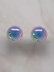 Handmade Blythe Eyechips, Purple Tone, Flower