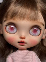 Handmade Blythe Eyechips, Pink Tone, Garden