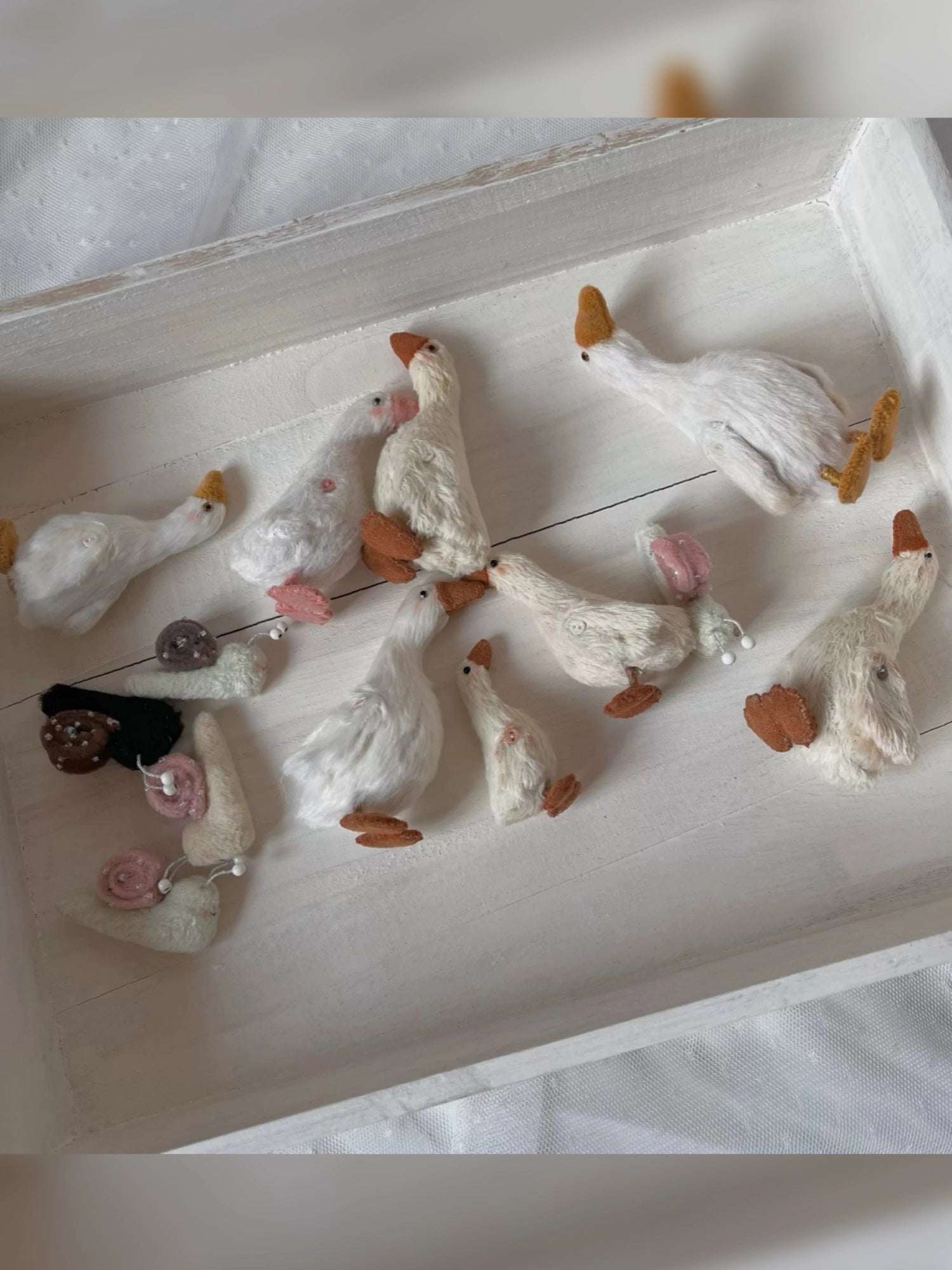 ⁠Chonky Silly Goose Plushies Detail Flat Lay | ToastDoll