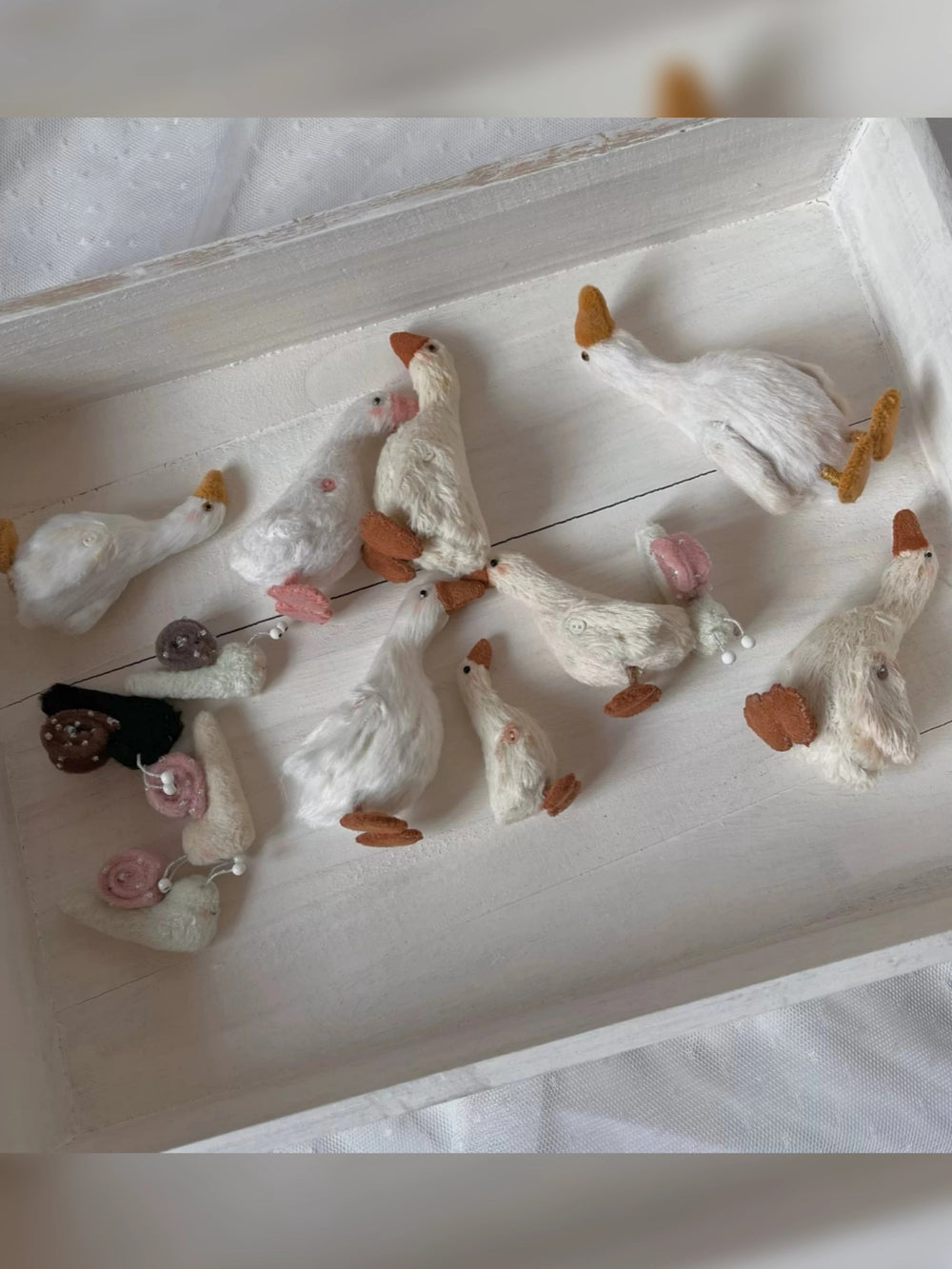 ⁠Chonky Silly Goose Plushies Detail Flat Lay | ToastDoll