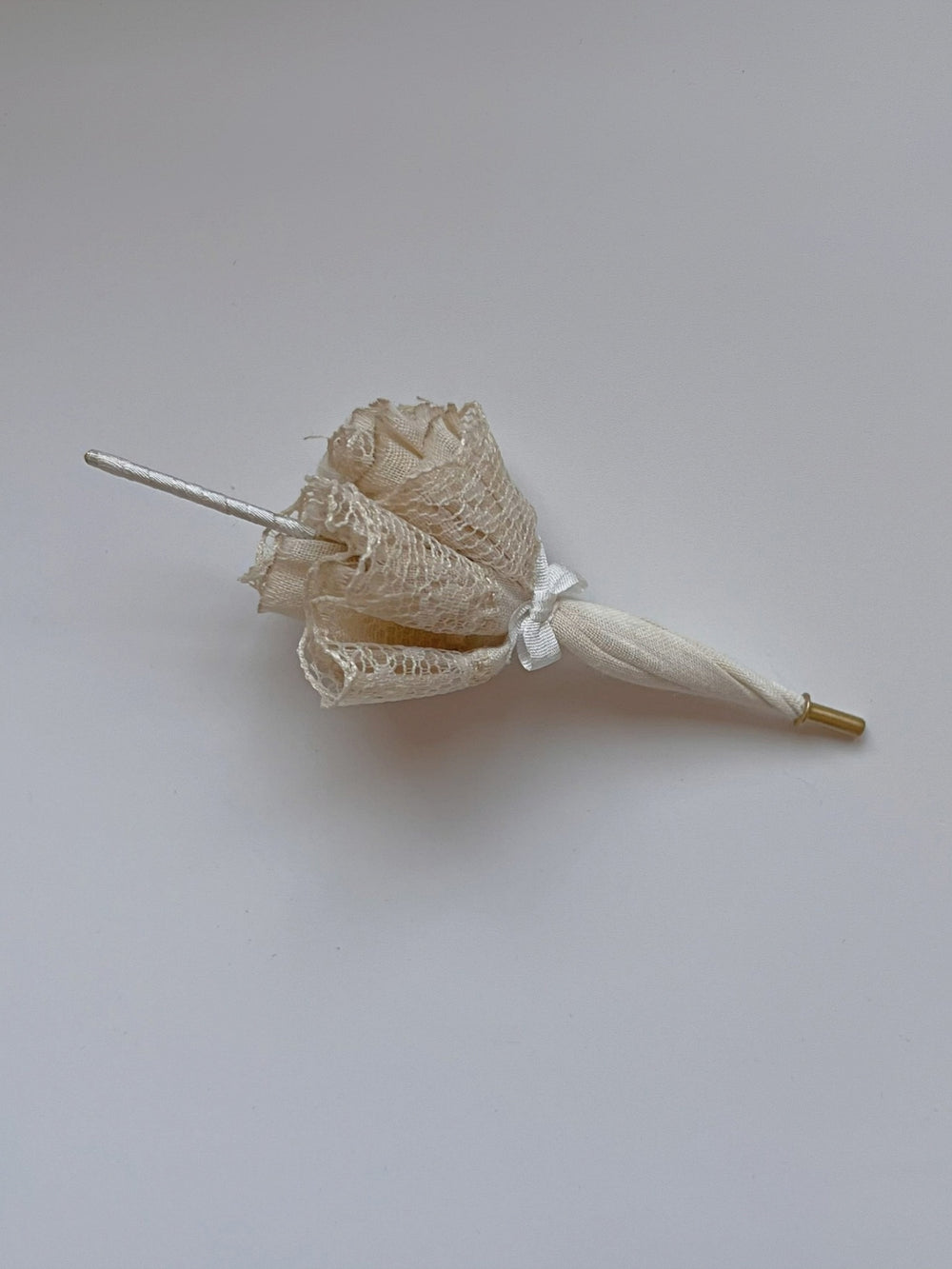 Lace Umbrella Handmade Doll Miniature Detail | ToastDoll