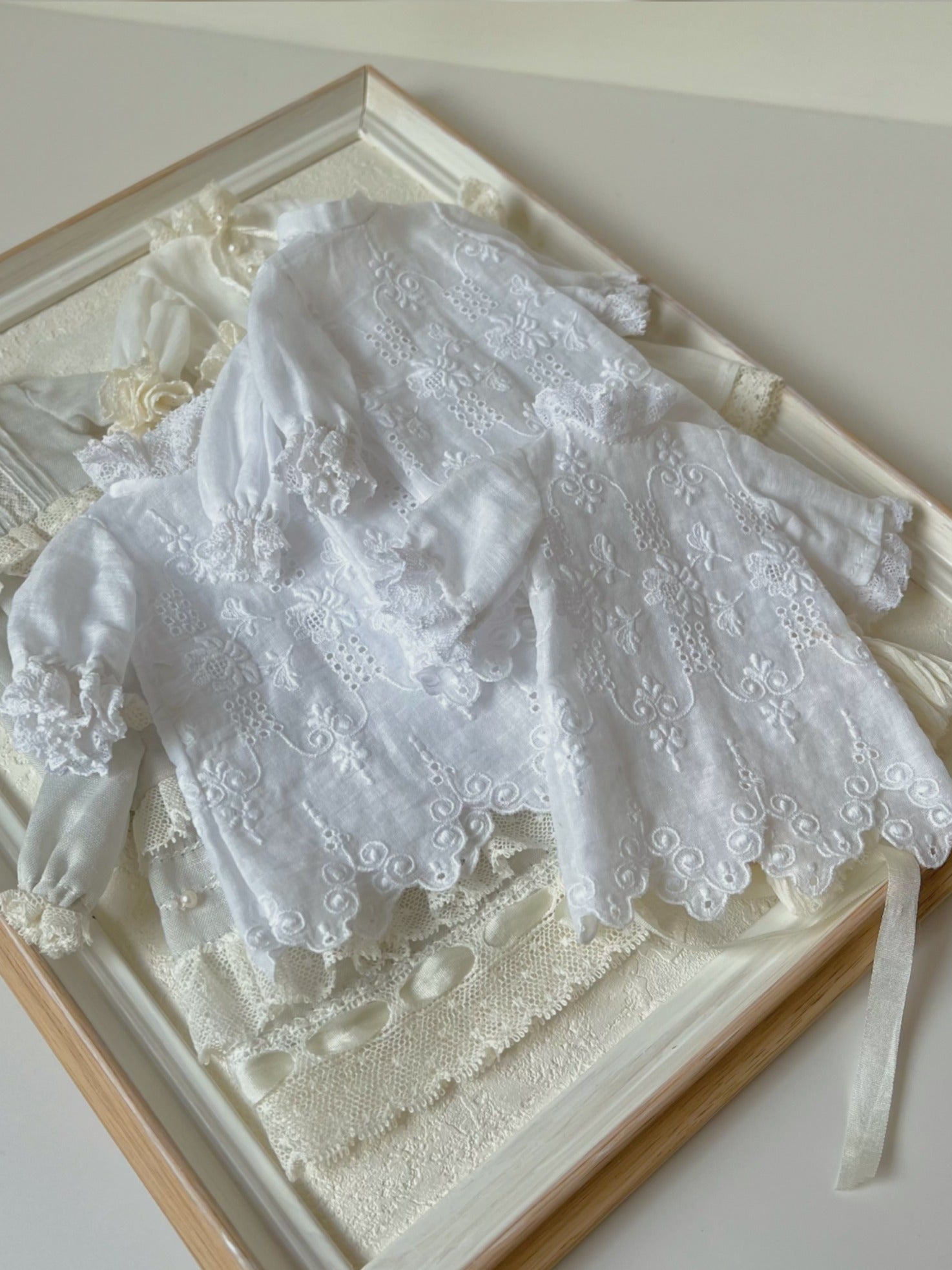 Eyelet Lace Blythe 1/6 BJD Dress | ToastDoll