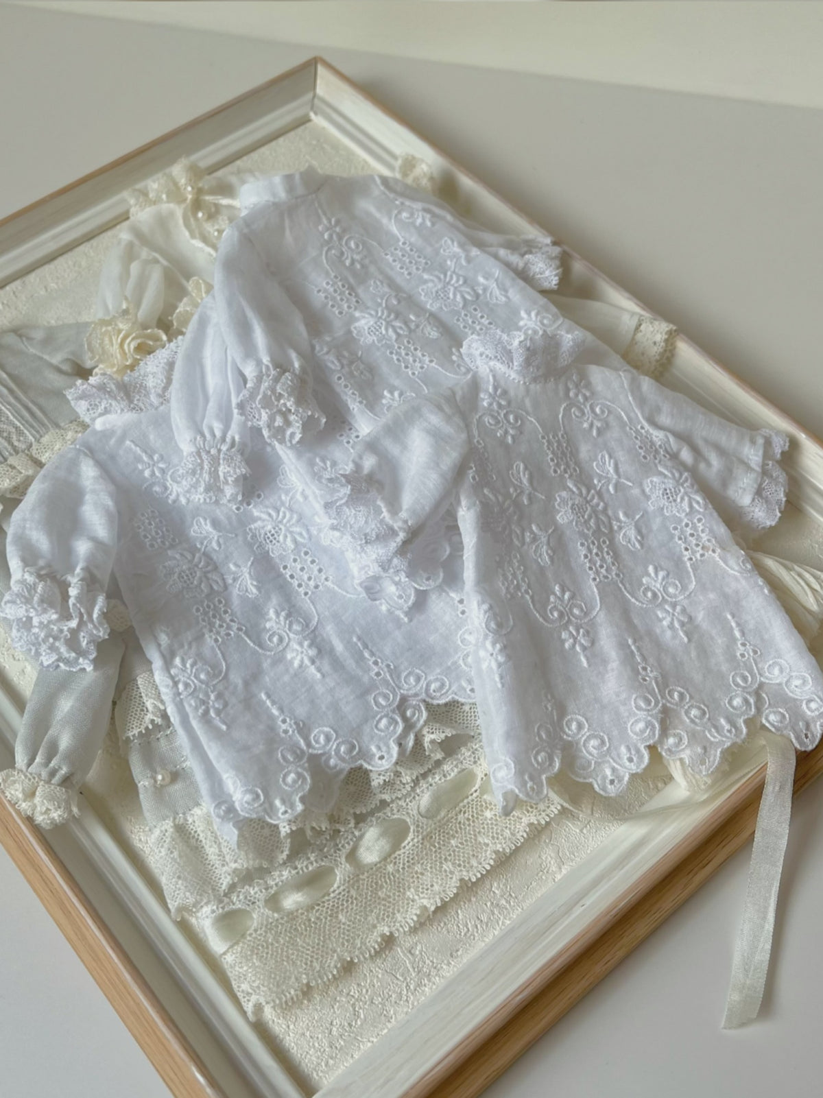Eyelet Lace Blythe 1/6 BJD Dress | ToastDoll