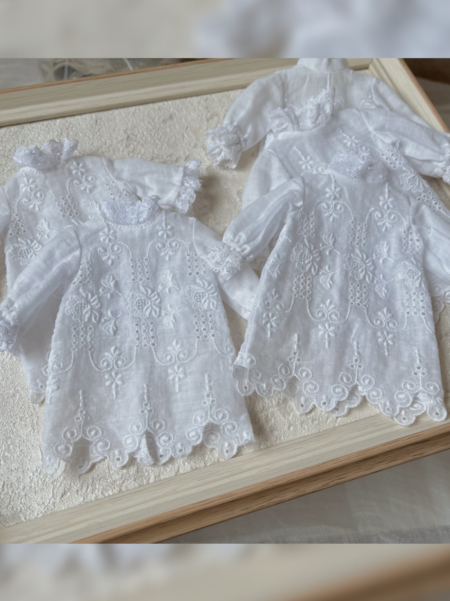 Eyelet Lace Blythe 1/6 BJD Dress Close-up | ToastDoll