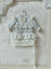 Tiered Vintage Blythe 1/6 BJD Dress  | ToastDoll