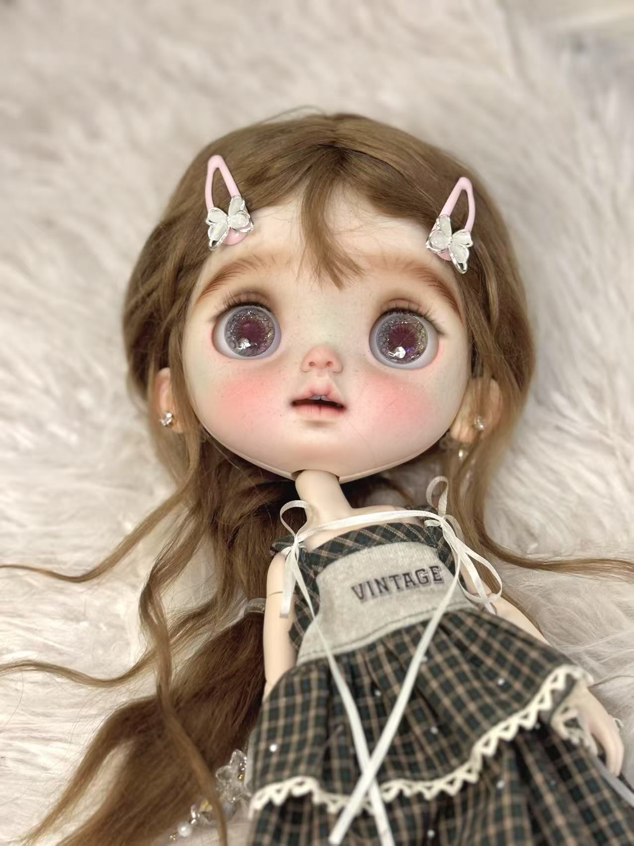 OOAK Custom Blythe Doll For Commission, Cute Sweet Girl