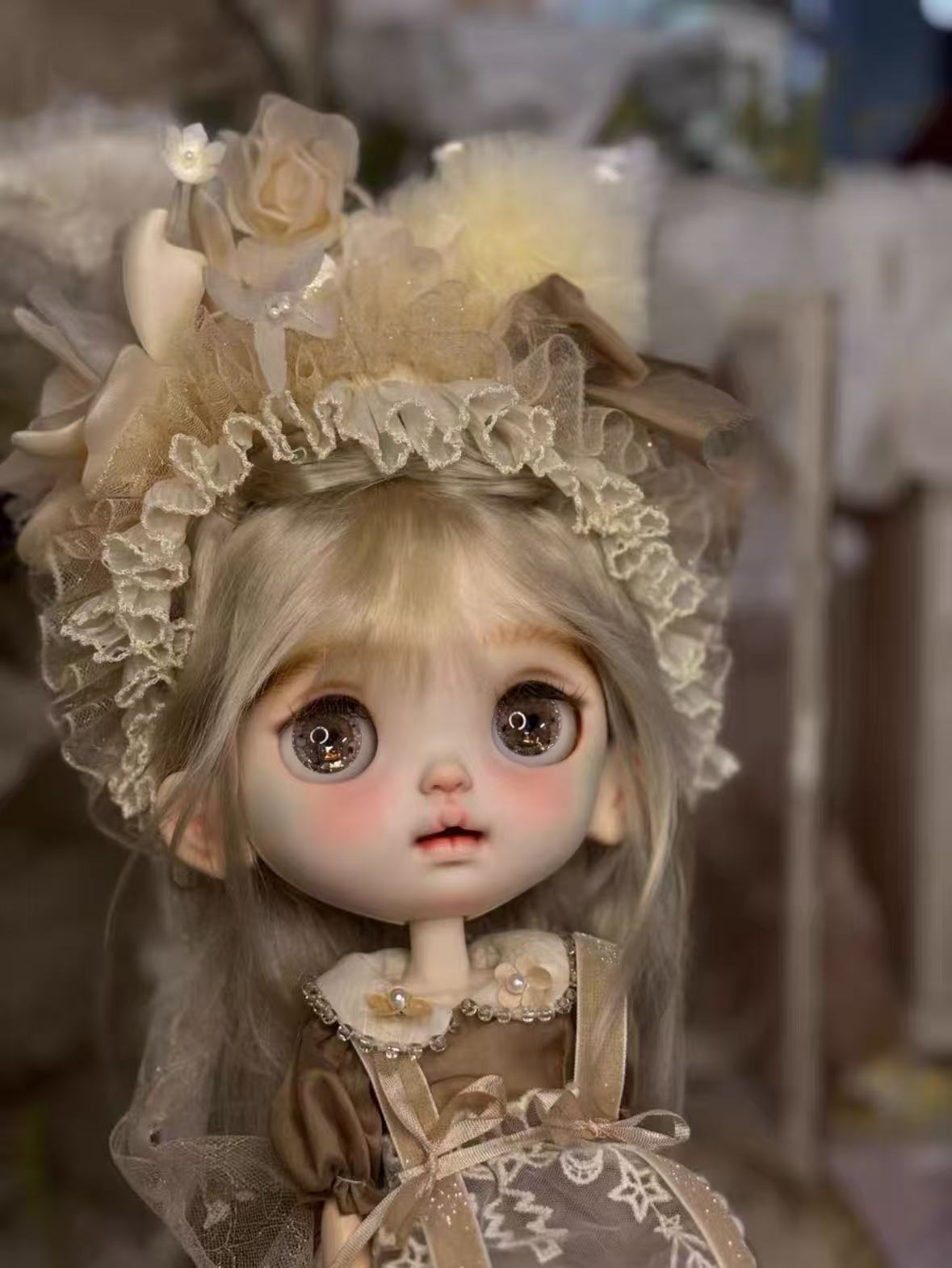 OOAK Custom Blythe Doll For Commission, Cute Bunny Girl