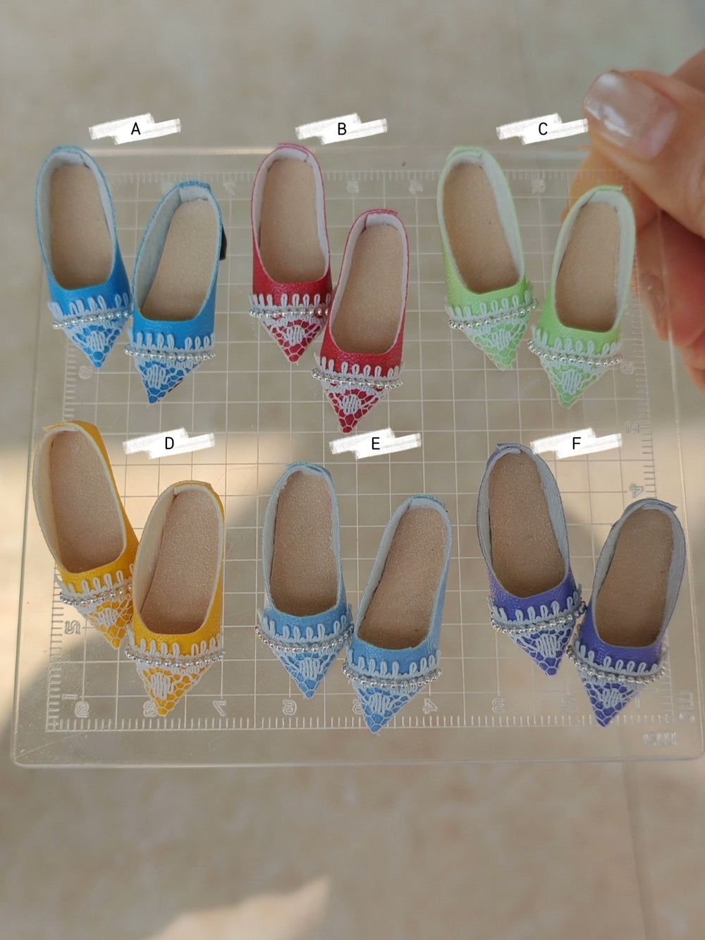 Candy Hue Pointed Blythe Flat Lay | ToastDoll