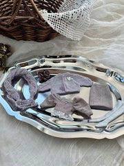 Handmade Outfit for Blythe/Pullip, Autumn Light Purple Sweater Set