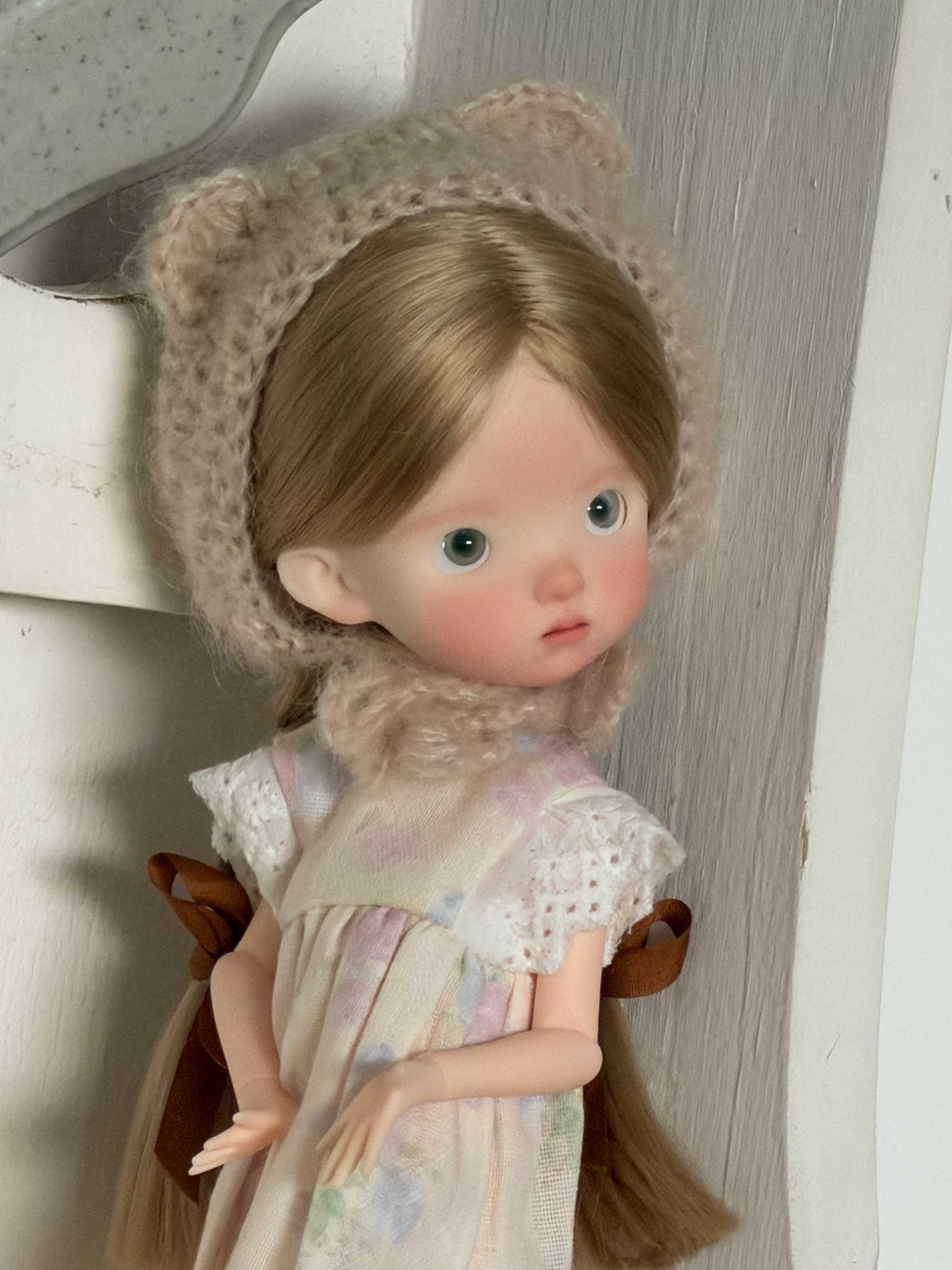 Floral Bear Hat Blythe 1/6 BJD Dress Set Detail | ToastDoll