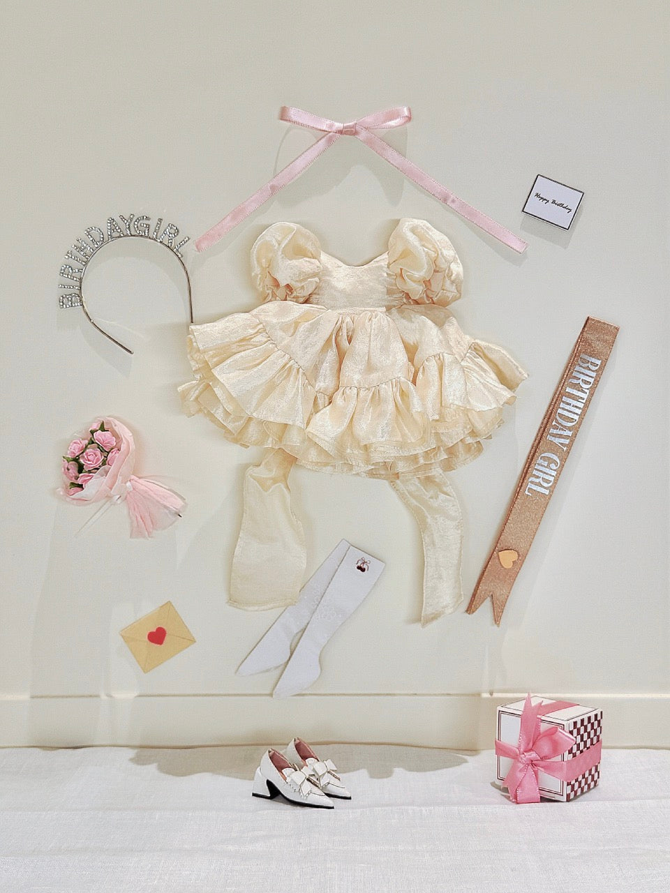 Birthday Party Blythe 1/6 BJD Set - Handmade Doll Clothes - ToastDoll