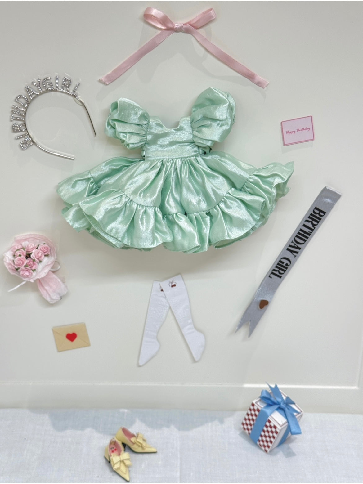 Birthday Party Blythe 1/6 BJD Set - Handmade Doll Clothes - ToastDoll