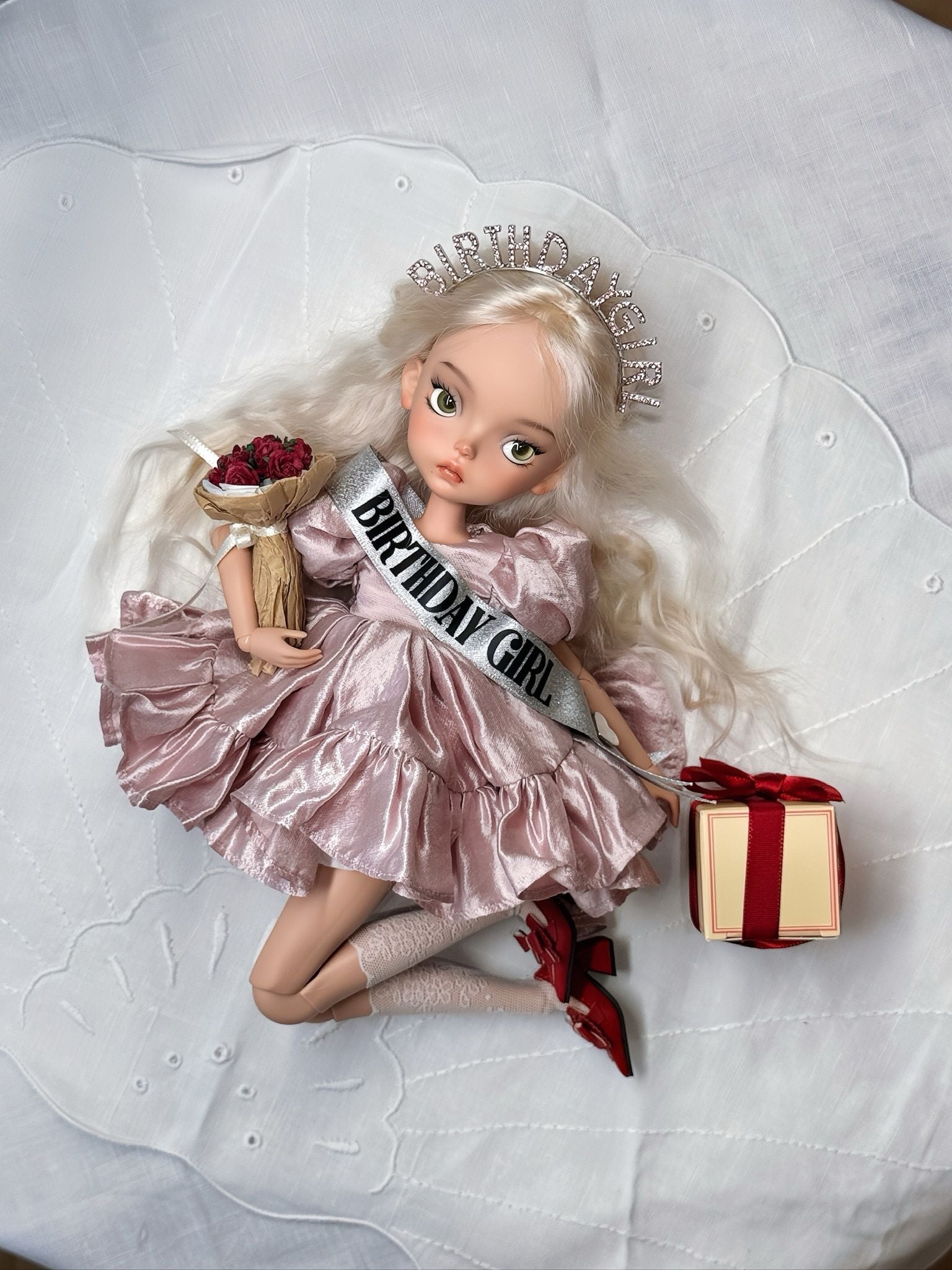 Pink Birthday Party Blythe 1/6 BJD Set | ToastDoll