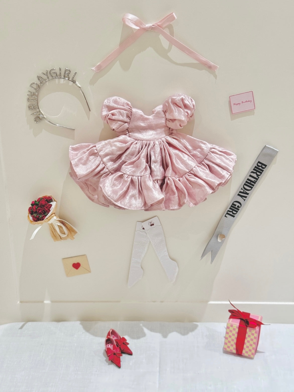 Birthday Party Blythe 1/6 BJD Set - Handmade Doll Clothes - ToastDoll