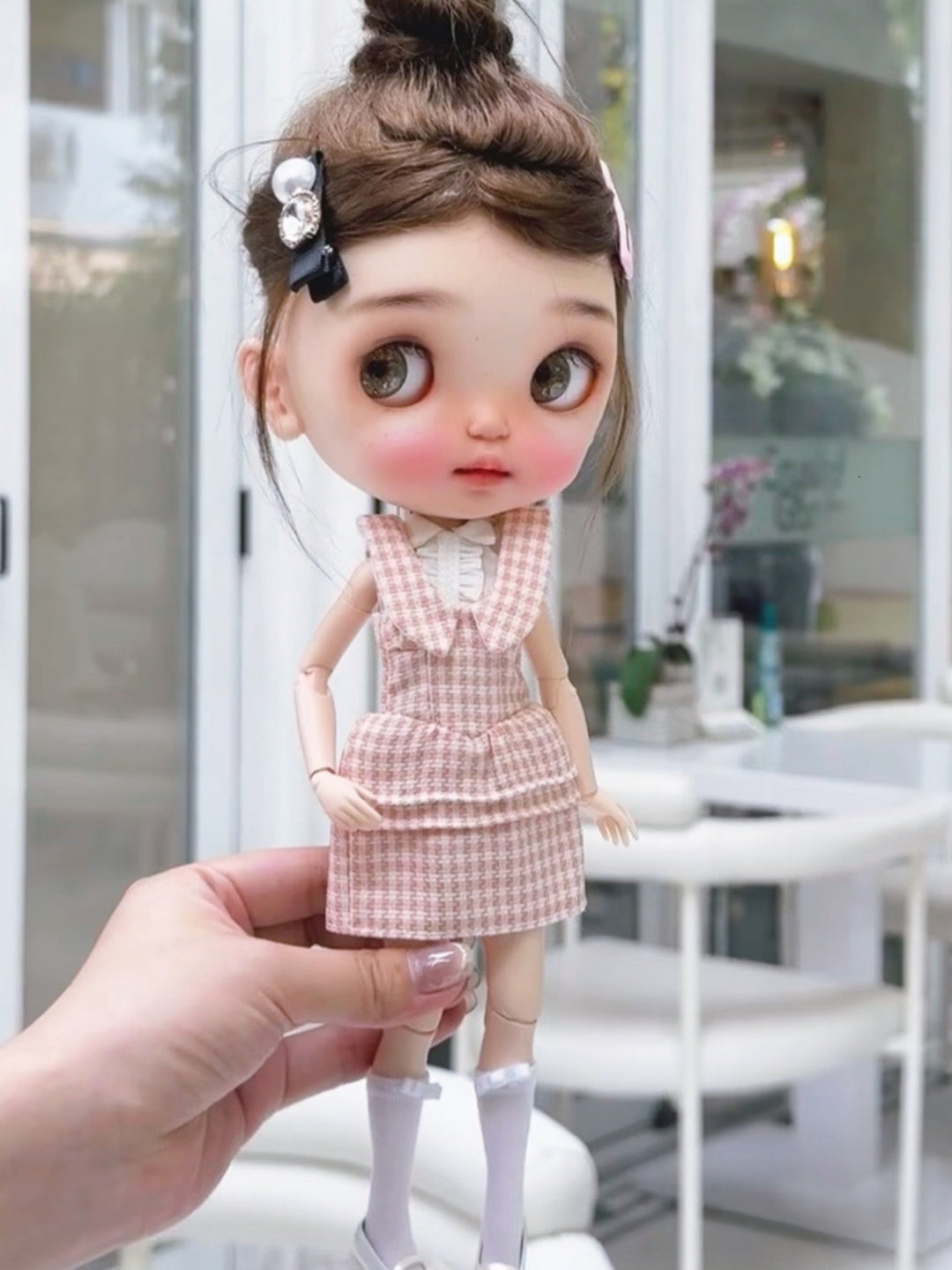 Handmade Outfit for Blythe/Pullip/Obitsu, Sweet Two-Piece Dress