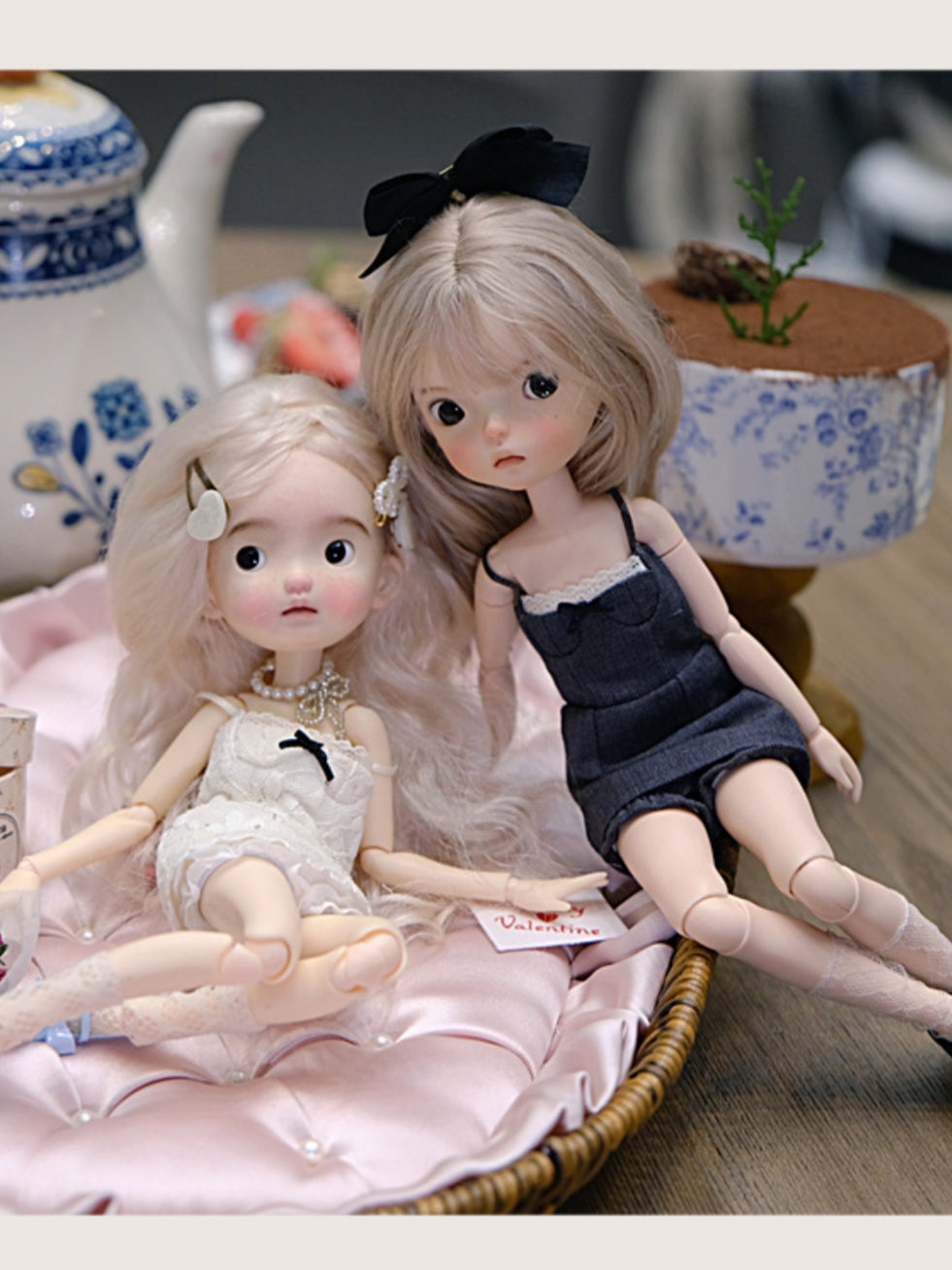 Handmade Outfit for Blythe/Pullip/Obitsu, Sweet Slim Sleeveless Mini Dress