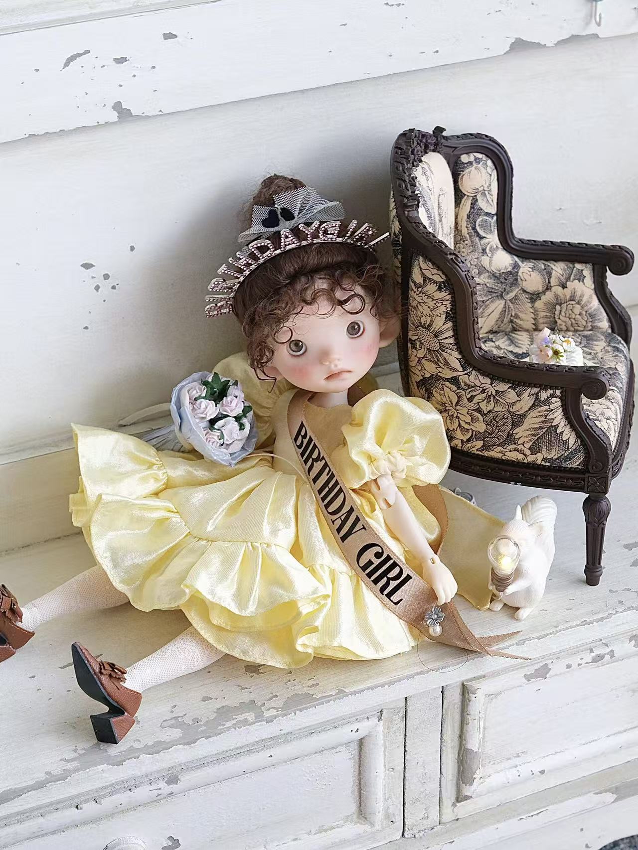 Birthday Party Blythe 1/6 BJD Set - Handmade Doll Clothes - ToastDoll