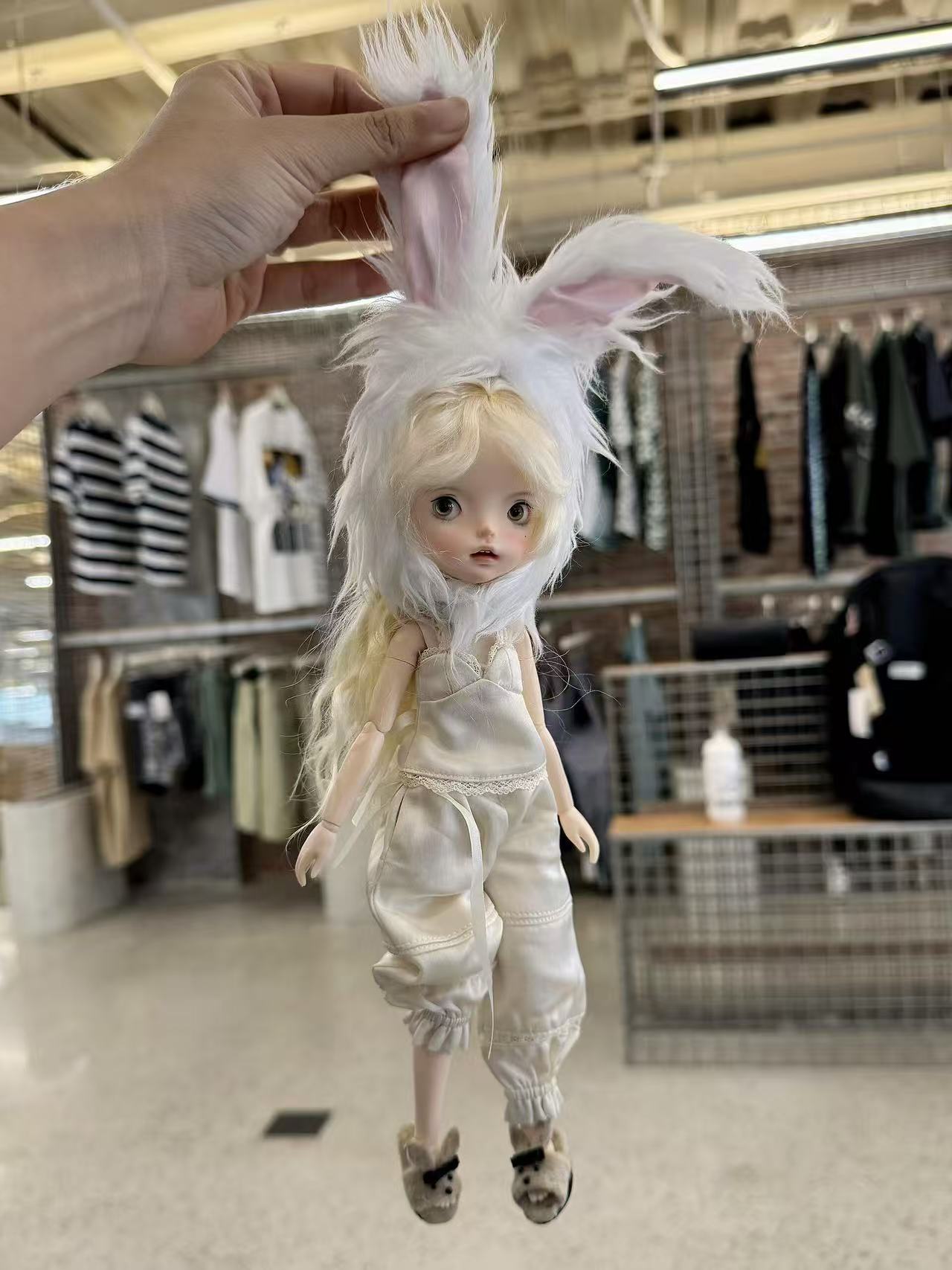 Bunny Pajama Blythe 1/6 BJD Set - Handmade Doll Clothes - ToastDoll