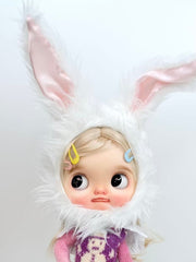 Bunny Pajama Blythe 1/6 BJD Set - Handmade Doll Clothes - ToastDoll