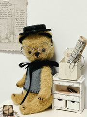 Vintage Academic Bear Plushies Sitting Pose | ToastDoll