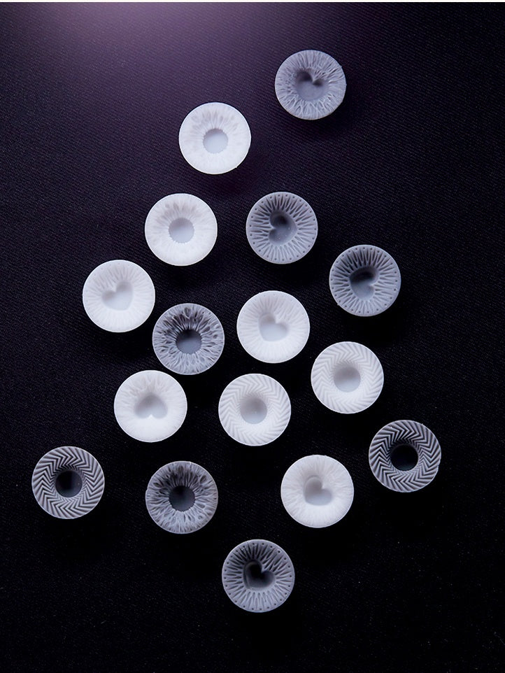 ToastDoll 3D Patterned Blythe Eyechips Base, Multi-Pattern