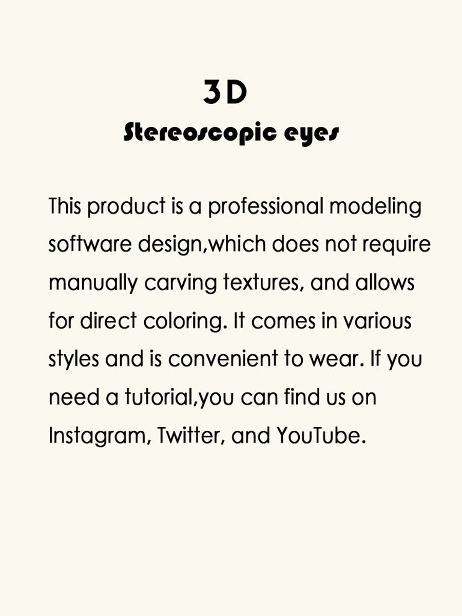 ToastDoll 3D Patterned Blythe Eyechips Base, Multi-Pattern