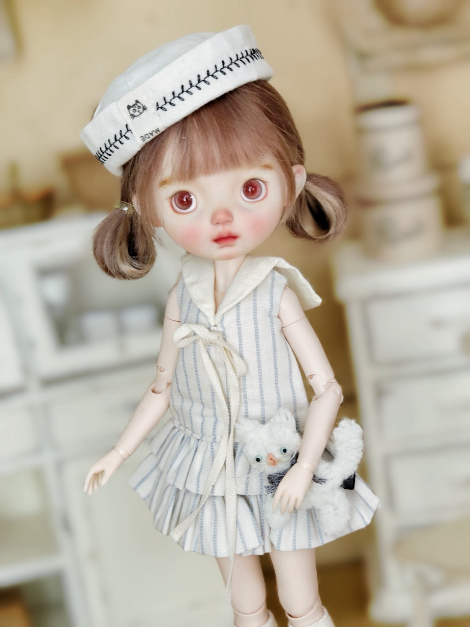 Camille Custom 1/6 BJD OOAK Chill Sailor Doll | ToastDoll