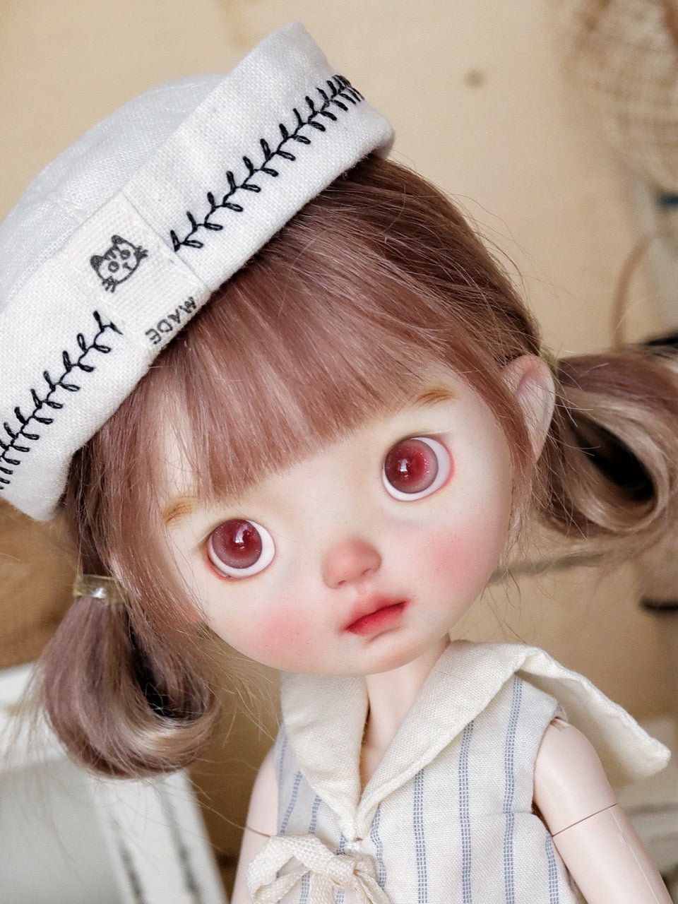 Camille Custom 1/6 BJD OOAK - Chill Sailor Doll - ToastDoll