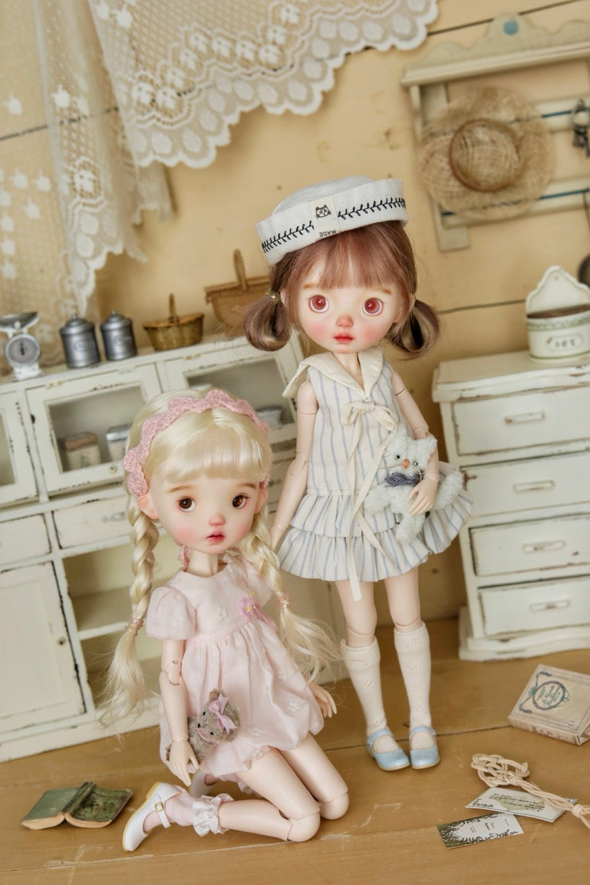 Camille Custom 1/6 BJD OOAK - Chill Sailor Doll - ToastDoll