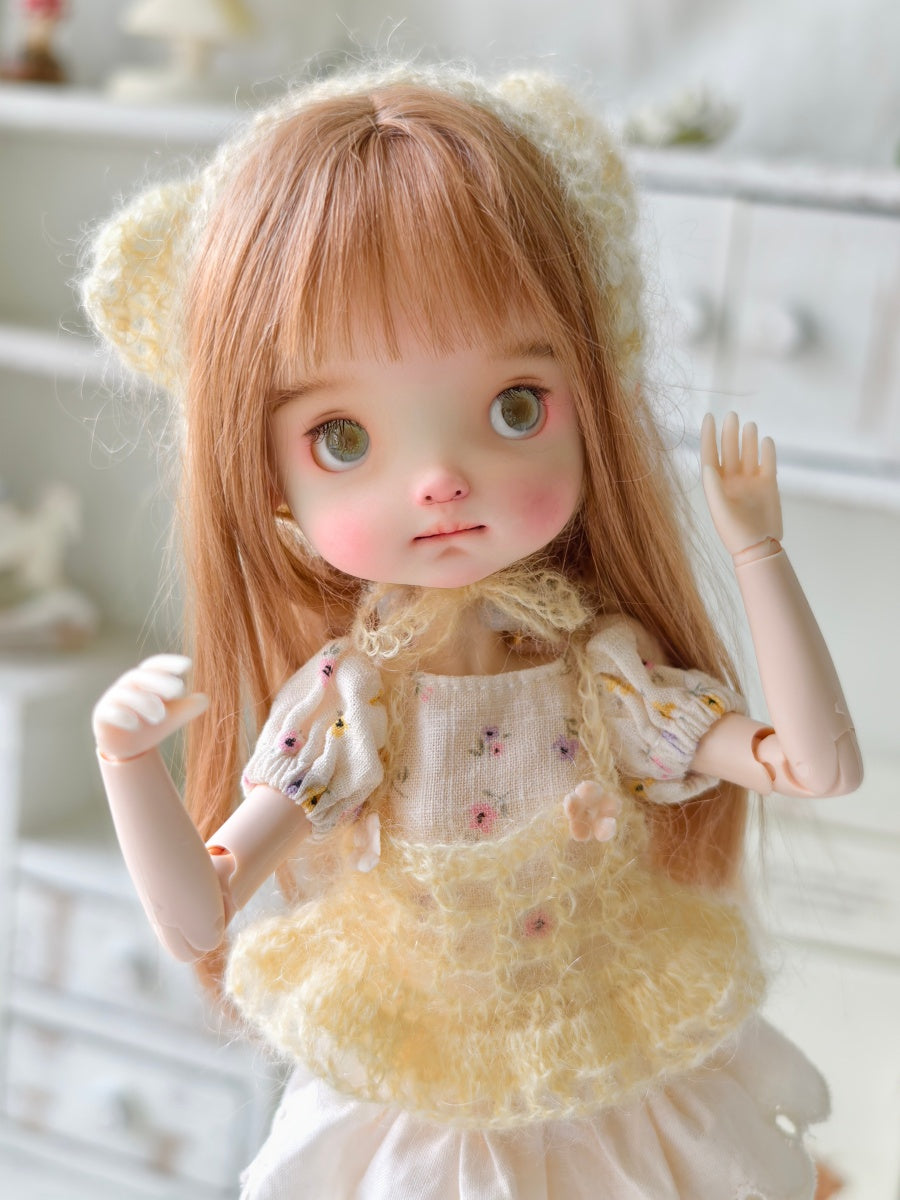 Pip Custom 1/6 BJD OOAK - Pouty Cute Doll - ToastDoll