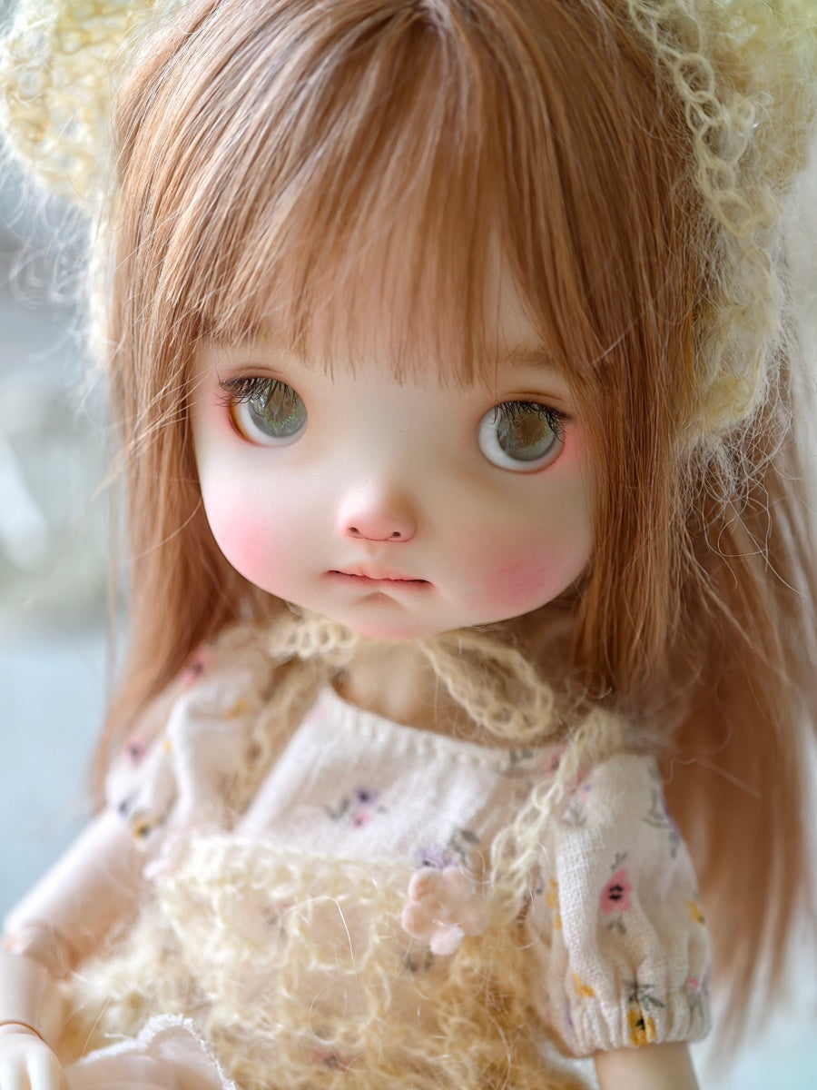 Pip Custom 1/6 BJD OOAK - Pouty Cute Doll - ToastDoll