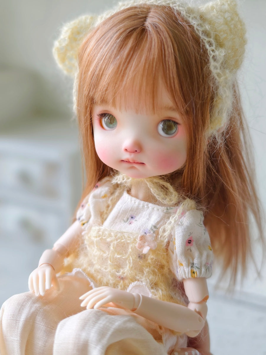 Pip Custom 1/6 BJD OOAK - Pouty Cute Doll - ToastDoll