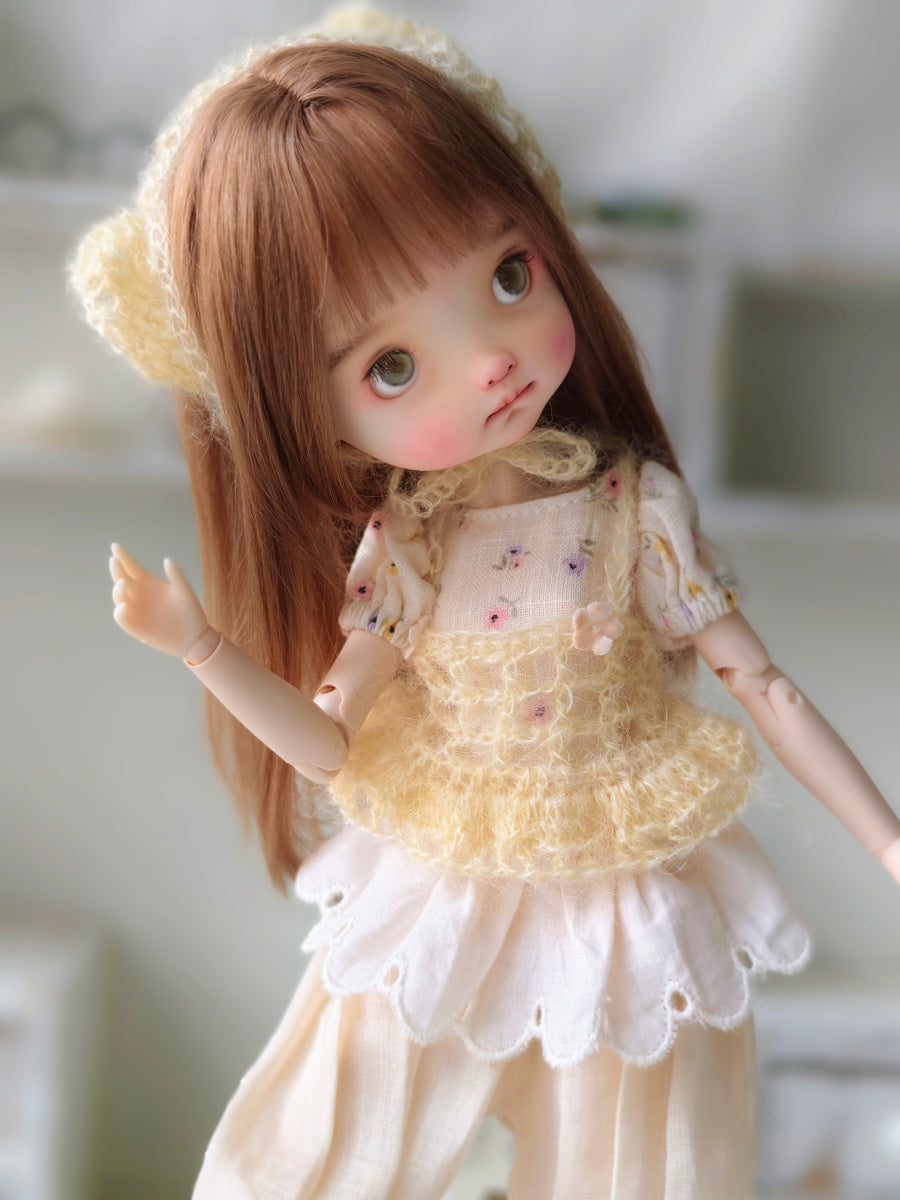 Pip Custom 1/6 BJD OOAK - Pouty Cute Doll - ToastDoll