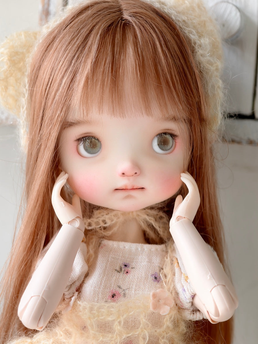 Pip Custom 1/6 BJD OOAK - Pouty Cute Doll - ToastDoll