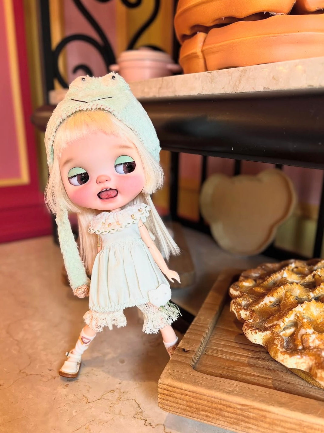 Baby Cutie Open Mouth - Custom Blythe Commission - ToastDoll
