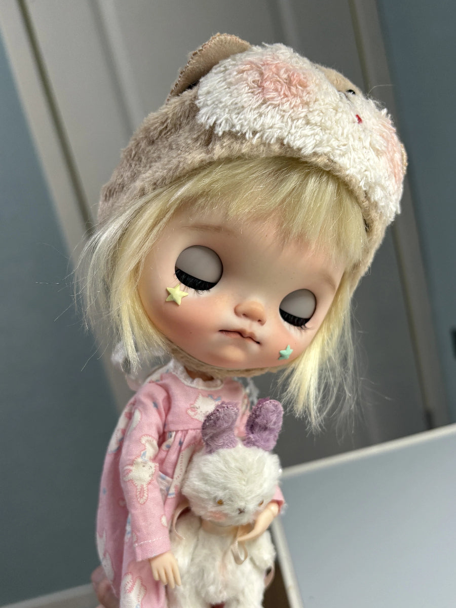 Mimi Custom Blythe OOAK - Pink Starry Doll - ToastDoll