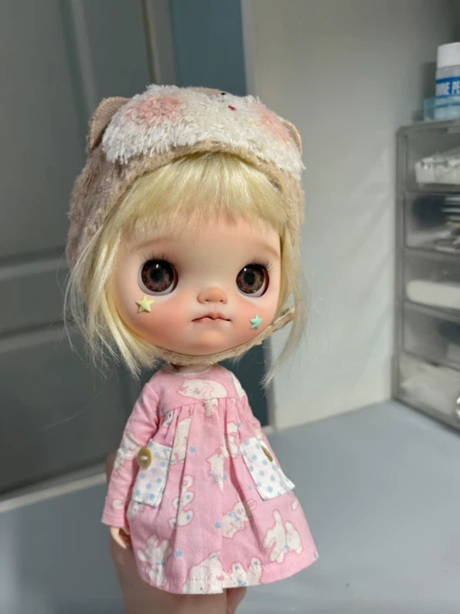 Mimi Custom Blythe OOAK - Pink Starry Doll - ToastDoll