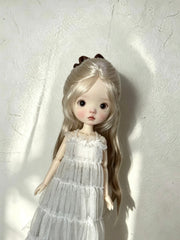 Mohair Sweet Princess 1/6 BJD Wig - Handmade Doll Hair - ToastDoll