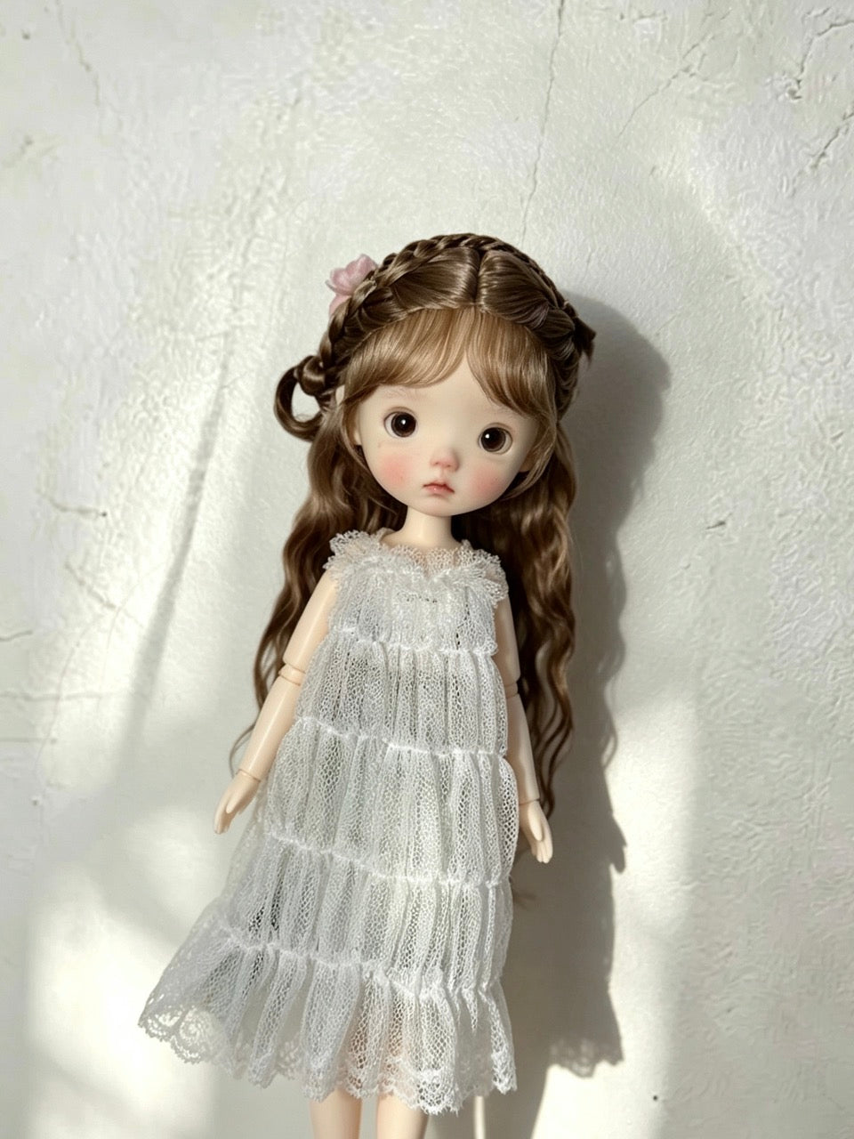Traditional Chinese-Inspired 1/6 BJD Wig - Handmade Doll Hair - ToastDoll