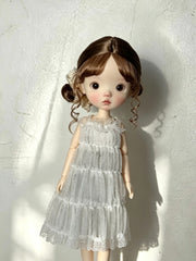 Traditional Chinese-Inspired 1/6 BJD Wig - Handmade Doll Hair - ToastDoll