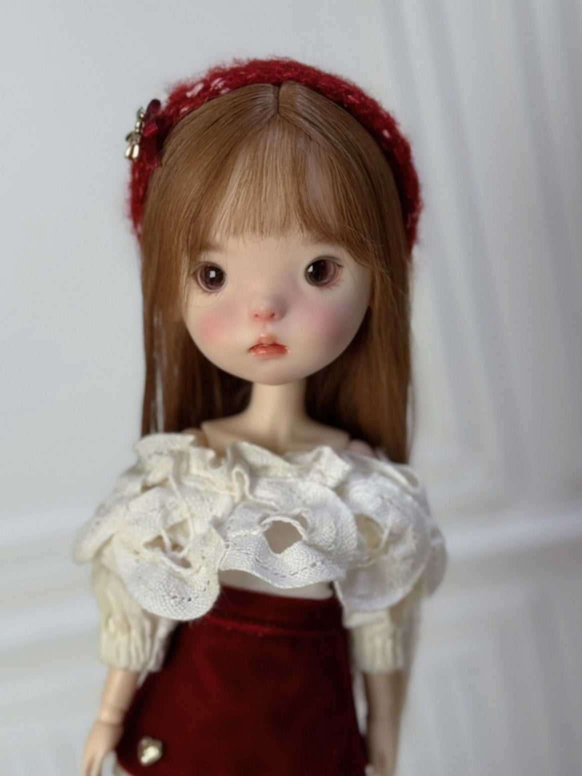 Straight Bob Curly 1/6 BJD Wig - Handmade Doll Hair - ToastDoll