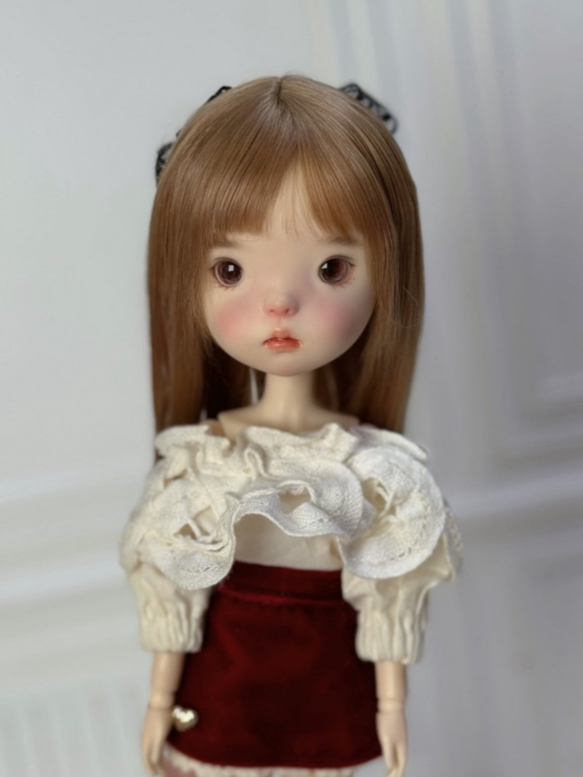 Straight Bob Curly 1/6 BJD Wig - Handmade Doll Hair - ToastDoll