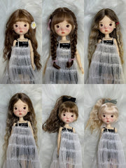 Mohair Braids Curls Ponytail 1/6 BJD Wig  | ToastDoll