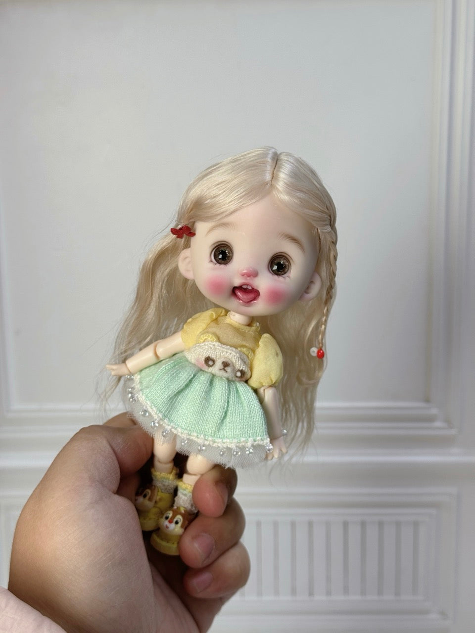Softly Styled Loose OB11 Wig - Handmade Doll Hair - ToastDoll