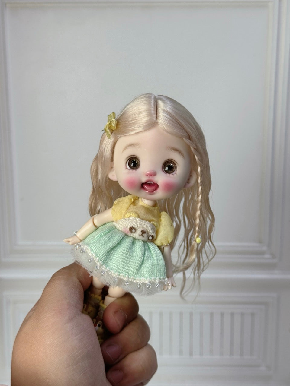 Softly Styled Loose OB11 Wig - Handmade Doll Hair - ToastDoll